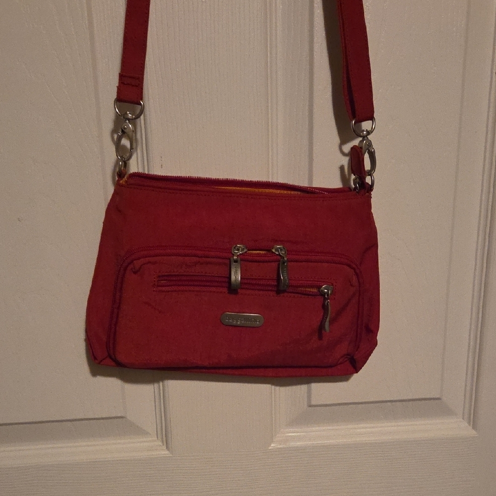 Baggallini Red And Orange Crossbody Bag